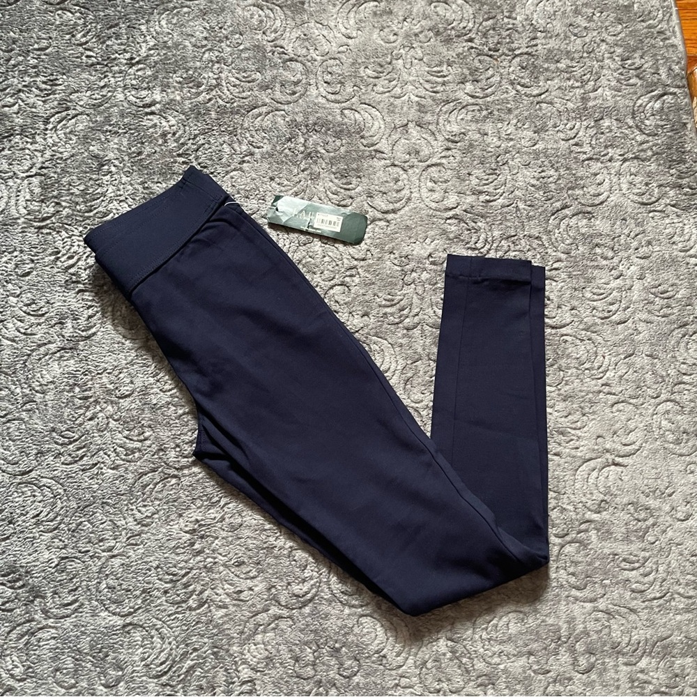 Lauren Ralph Lauren Navy Stretch Leggings